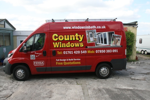 County widows delivery van Bath
